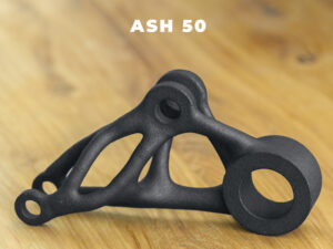 Farb-Finishing Ash 50 – SLS Bauteil dunkelgrau - KIT3D GmbH – 3D-Technologie & Konstruktion Industrie-SLS-Bauteil mit matter Färbung in Ash 50