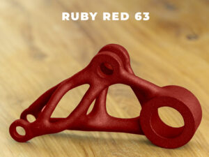 Farb-Finishing für SLS MJF – Ruby Red 63 - KIT3D GmbH – 3D-Technologie & Konstruktion Additiv gefertigtes Bauteil aus SLS oder MJF mit hochwertiger Färbung in Ruby Red 63