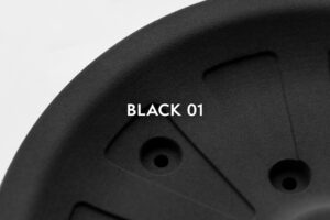Gefärbtes PA12 3D-Druck Teil in Black 01 – Professionelles Färben SLS MJF Bauteile