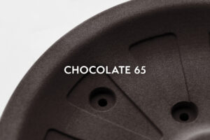 Gefärbtes PA12 3D-Druck Teil in Chocolate 65 – Professionelles Färben 3D Druck
