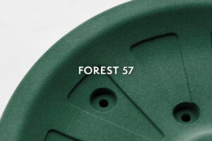 Gefärbtes PA12 3D-Druck Teil in Forest 57 – 3D Druck Färben Dienstleister