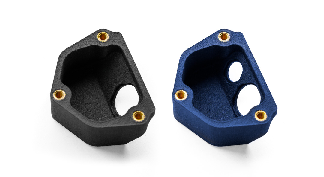 Gefärbtes 3D-Druck-Bauteil ohne zusätzliche Oberflächenbehandlung