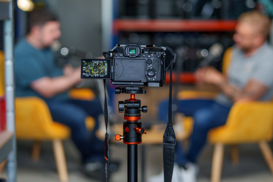 Behind the scenes Aufnahme vom AdditiveTalk Podcast bei KIT3D